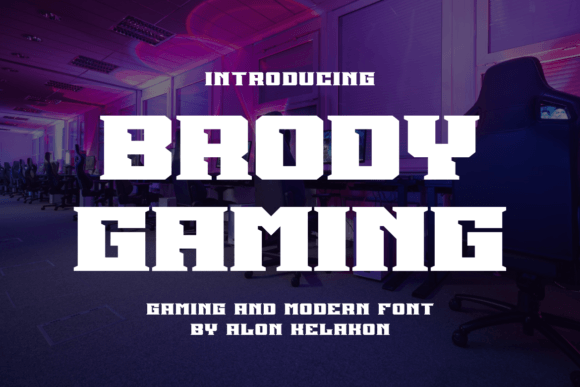 Brody Gaming Font - Featured Image