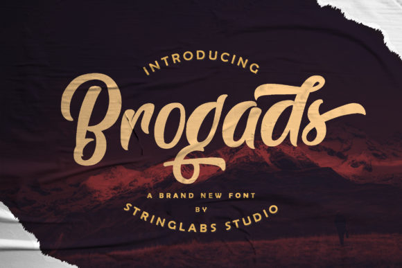 Brogads Font - Featured Image