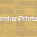 BrokenPrinter Font - Featured Image