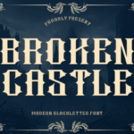 Broken Castle Font - Featured Image