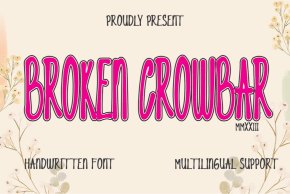 Broken Crowbar Font - Featured Image
