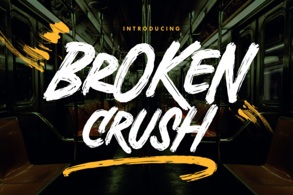 Broken Crush Font - Featured Image