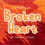 Broken Heart Font - Featured Image