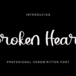 Broken Heart Font - Featured Image