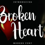 Broken Heart Font - Featured Image