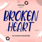 Broken Heart Font - Featured Image
