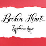 Broken Heart Font - Featured Image