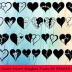 Broken Heart Heart Font - Featured Image