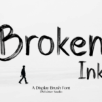 Broken Ink Font - Featured Image
