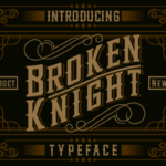 Broken Knight Font - Featured Image