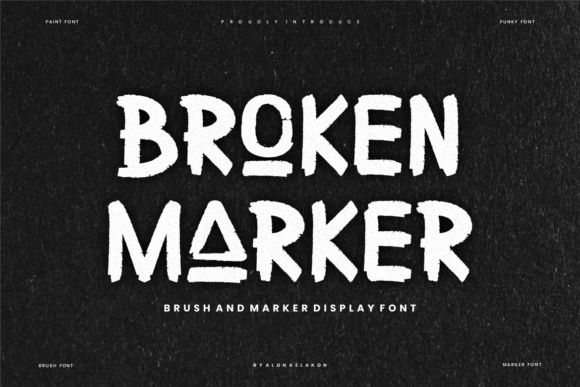 Broken Marker Font - Featured Image