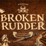 Broken Rudder Font - Featured Image