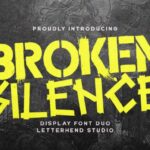 Broken Silence Font - Featured Image