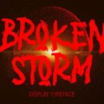 Broken Storm Font - Featured Image