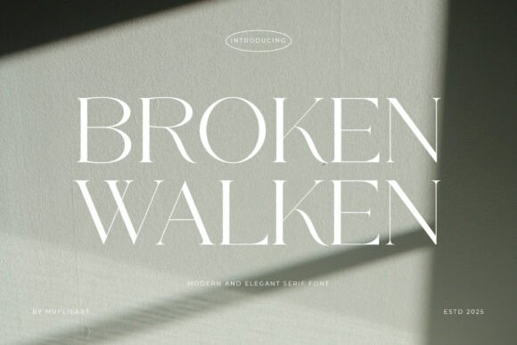 Broken Walken Font - Featured Image