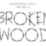 Broken Wood Font - Featured Image