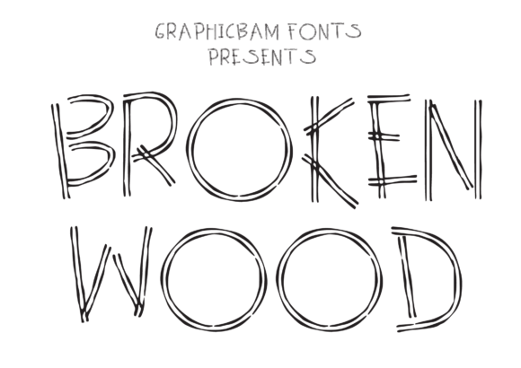 Broken Wood Font - Featured Image