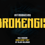 Brokengis Font - Featured Image