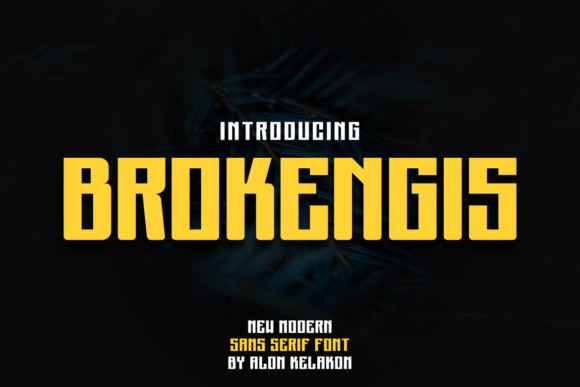 Brokengis Font - Featured Image