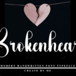 Brokenheart Font - Featured Image
