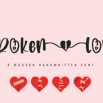 Brokenlove Font - Featured Image