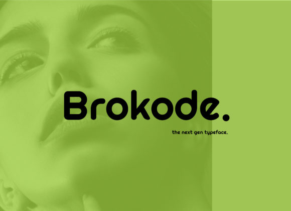 Brokode Modern Typeface Font - Featured Image
