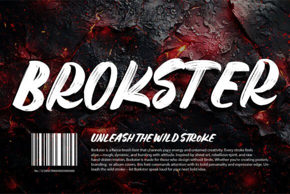 Brokster Font - Featured Image