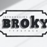 Broky Font - Featured Image