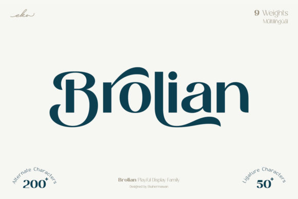 Brolian Font - Featured Image