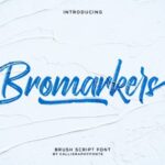 Bromarkers Font - Featured Image