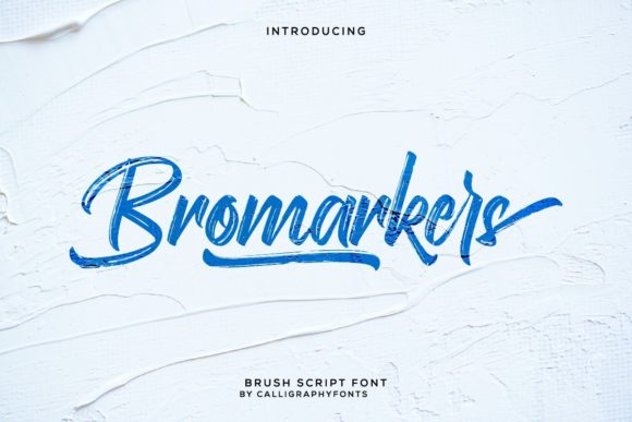 Bromarkers Font - Featured Image