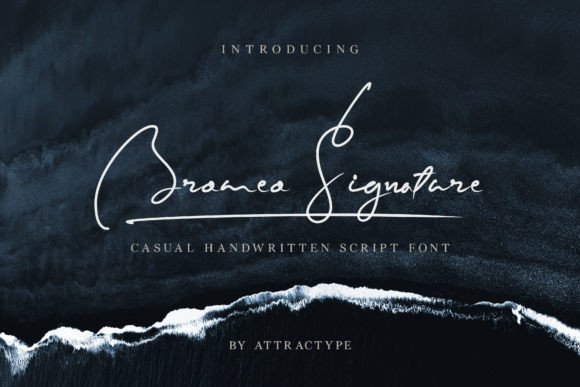 Bromeo Signature Font - Featured Image