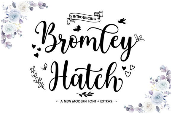 Bromley Hatch Script Font - Featured Image