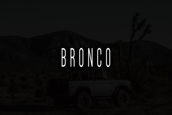 Bronco Font - Featured Image