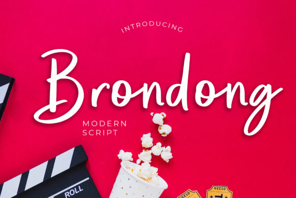 Brondong Font - Featured Image