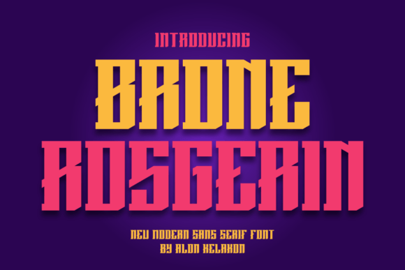 Brone Rosgerin Font - Featured Image