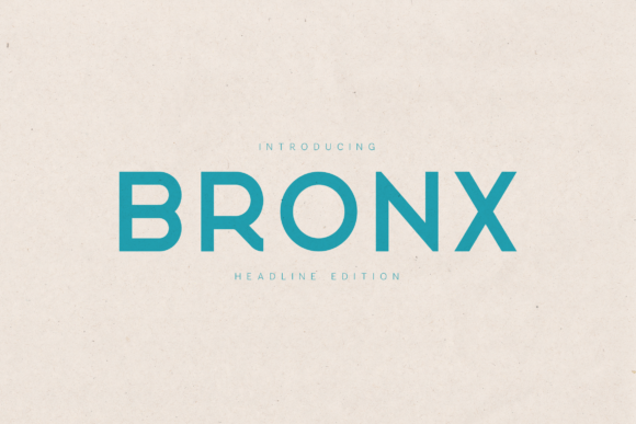 Bronx Headline Font - Featured Image