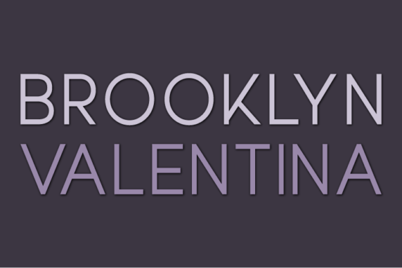 Brooklyn Valentina Font - Featured Image