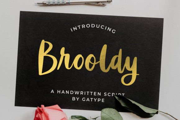 Brooldy Font - Featured Image