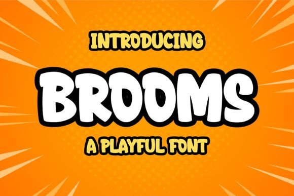 Brooms Font - Featured Image
