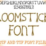 Broomsticks Font - Featured Image