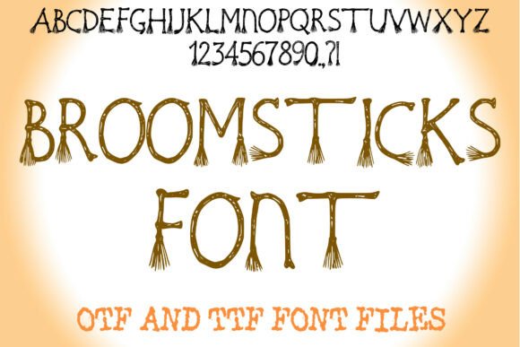 Broomsticks Font - Featured Image