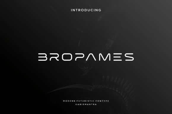 Bropames Font - Featured Image