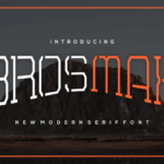 Brosmax Font - Featured Image