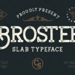 Broster Font - Featured Image