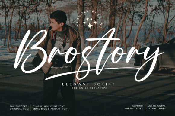 Brostory Font - Featured Image