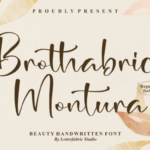 Brothabric Montura Font - Featured Image