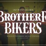 Brother Bikers Font - Featured Image