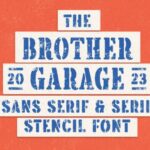 Brother Garage Font - Featured Image