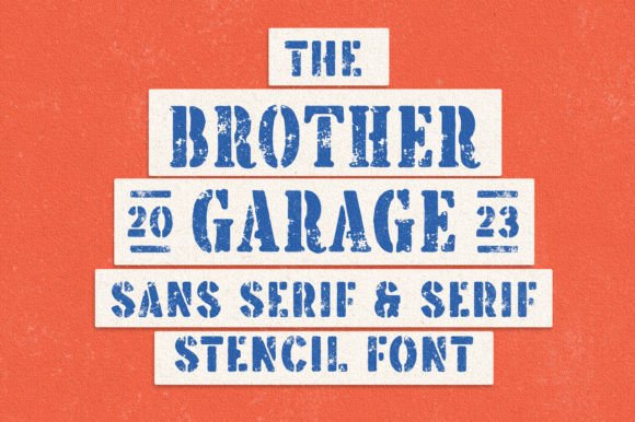 Brother Garage Font - Featured Image